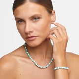 Ocean Connection Jumbo Pearl Turquoise Sphere Necklace