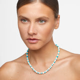 Ocean Connection Jumbo Pearl Turquoise Sphere Necklace