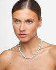 Ocean Connection Jumbo Pearl Turquoise Sphere Necklace