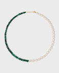 Ocean Union Malachite Pearl Necklace