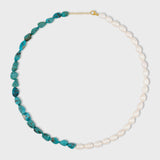 Ocean Union Turquoise Vertical Pearl Necklace