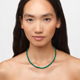 Soleil Mini Emerald Opal Necklace