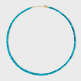 Soleil Mini Light Blue Opal Necklace