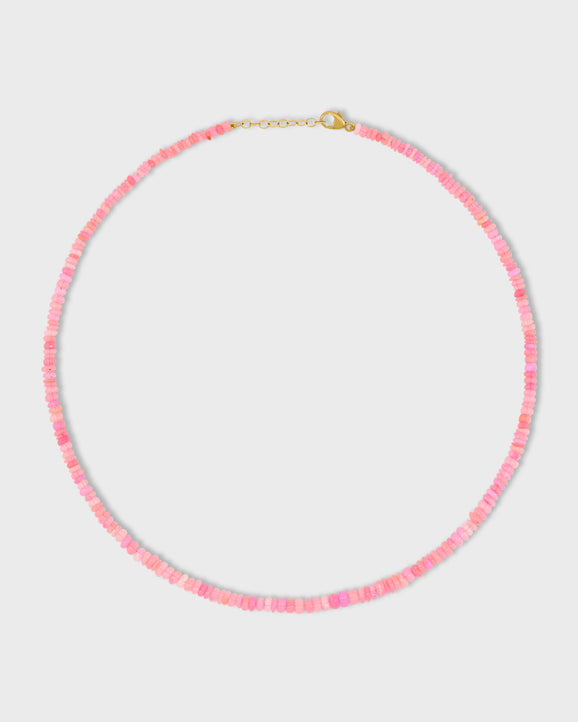 Soleil Mini Pink Opal Necklace