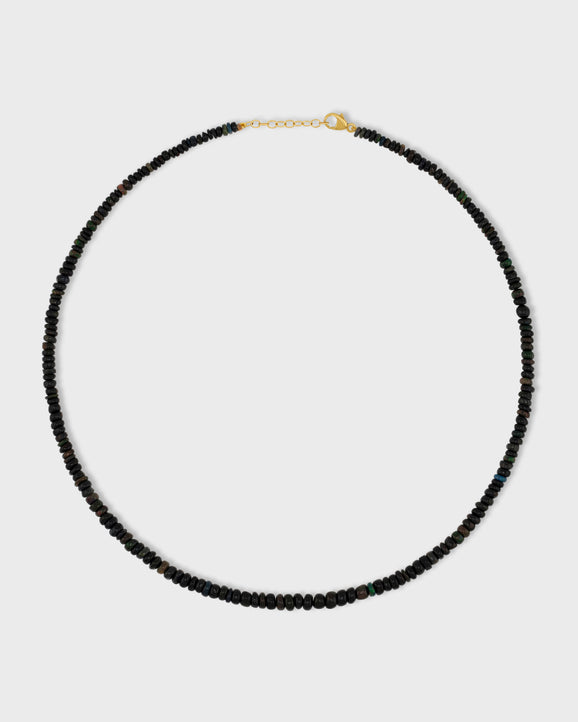 Soleil Mini Black Opal Necklace