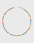 Soleil Mini Smooth Rainbow Opal Necklace