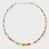 Soleil Large Rainbow Opal Sphere Necklace