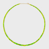 Soleil Canary Green Opal Necklace