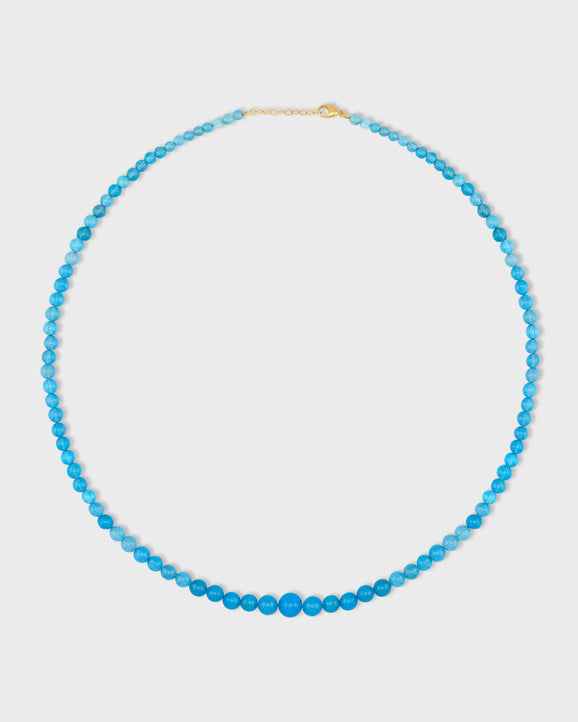 Soleil Paraiba Blue Opal Sphere Necklace