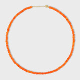 Soleil Orange Faceted Opal Necklace
