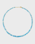 Soleil Blue Faceted Large Opal Necklace