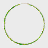 Soleil Light Green Pebble Opal Necklace