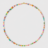 Soleil Rainbow Pebble Opal Necklace