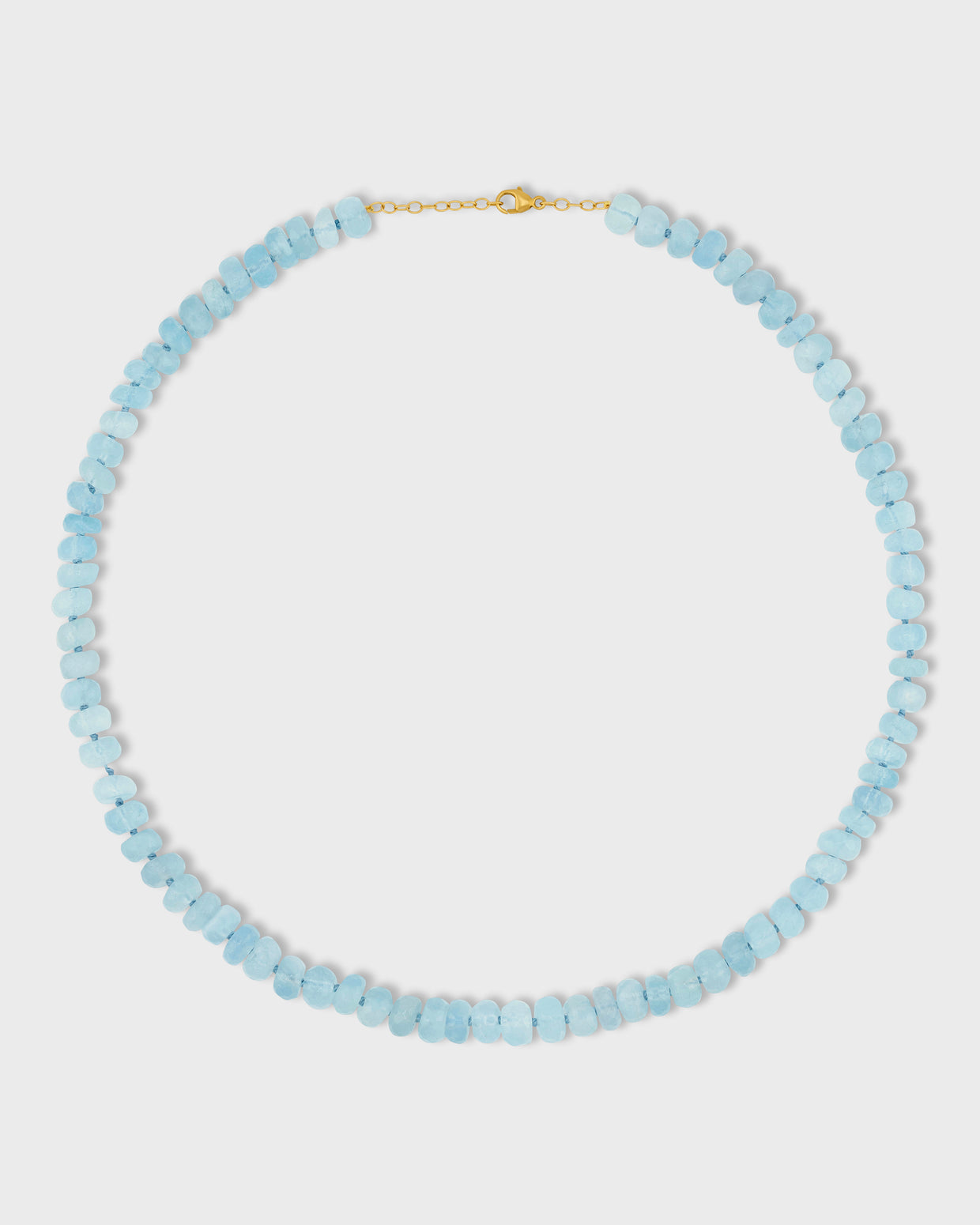 Oracle Aquamarine Crystal Necklace