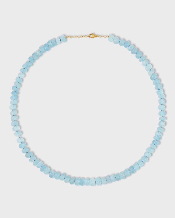 Oracle Aquamarine Crystal Necklace