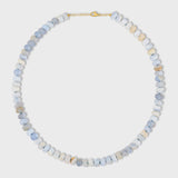 Oracle Blue Lace Agate Crystal Necklace