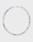 Oracle Blue Lace Agate Crystal Necklace