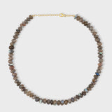 Oracle Labradorite Faceted Gemstone Necklace