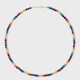 Oracle Long Rainbow Sphere Necklace