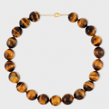 Oracle Jumbo Tigers Eye Sphere Necklace