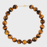 Oracle Jumbo Tigers Eye Sphere Necklace