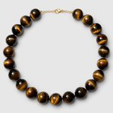 Oracle Jumbo Tigers Eye Sphere Necklace
