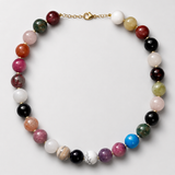 Oracle Multi Gemstone Sphere Necklace
