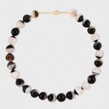 Oracle Zebra Quartz Sphere Necklace