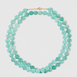Oracle Amazonite Double Long Sphere Necklace