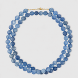 Oracle Kyanite Double Long Sphere Necklace