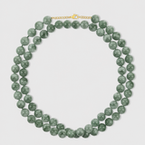 Oracle Jade Double Long Sphere Necklace