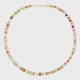 Oracle Pink Green Tourmaline Necklace