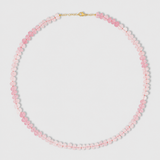 Oracle Rose Quartz Ombre Gemstone Necklace