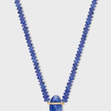 Oracle Tanzanite Diamond Bar Necklace