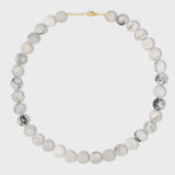 Oracle Howlite Crystal Sphere Necklace