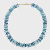 Jumbo Aquamarine Orbit Crystal Necklace