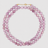 Oracle Kunzite Double Long Sphere Necklace