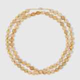 Oracle Rutilated Quartz Double Long Sphere Necklace