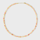 Gaia Pink Opal & Lemon Quartz Gemmy Necklace