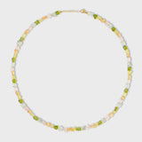Gaia Rainbow Multi Quartz Gemmy Necklace