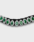 Chakra Skinny Emerald Diamond Collar