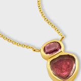 Treasure Pink Tourmaline Earth Necklace