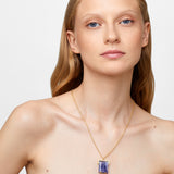 Treasure Jumbo Tanzanite Diamond Crown Necklace