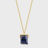 Treasure Jumbo Tanzanite Diamond Crown Necklace