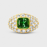 Aura Eclipse Demantoid Garnet Ring