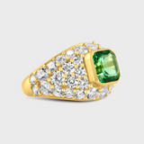 Aura Eclipse Demantoid Garnet Ring