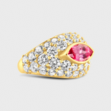 Aura Eclipse Mahenge Spinel Diamond Ring
