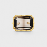 Aura Horizon Phantom Citrine Smoky Ring