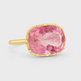 Aura Horizon Pink Tourmaline Gemstone Ring