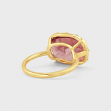 Aura Horizon Pink Tourmaline Gemstone Ring